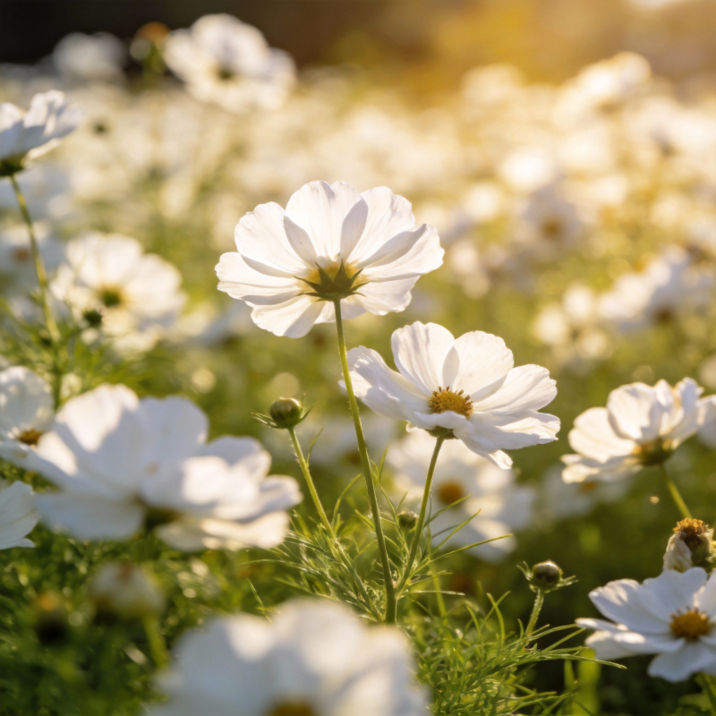 白花绽放 春意盎然图片