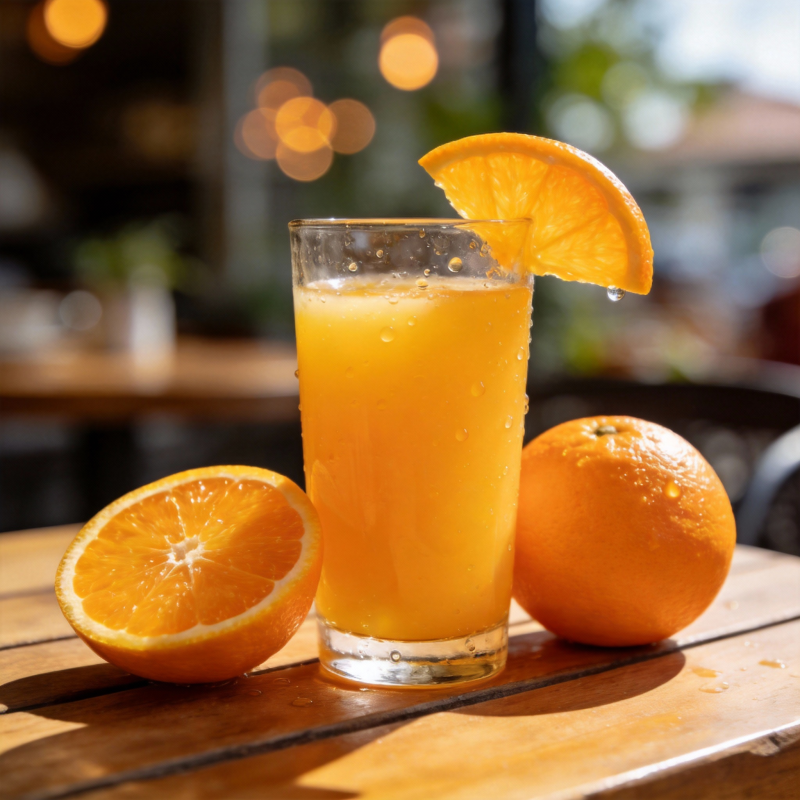 橙汁饮品 清新怡人图片