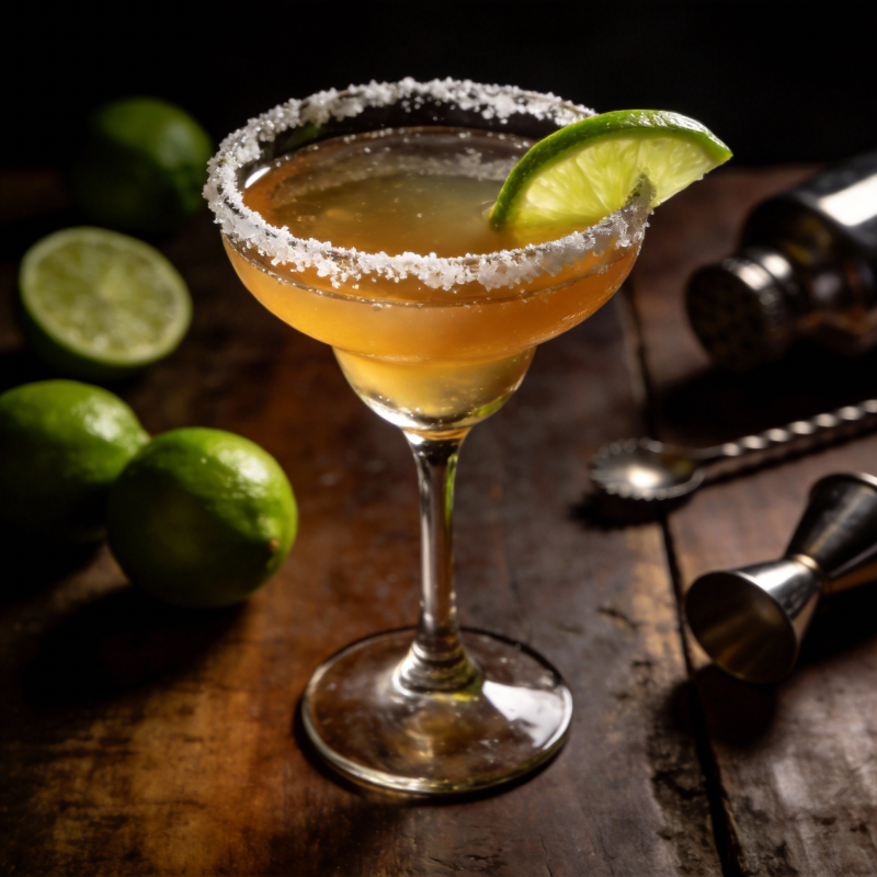 经典玛格丽特鸡尾酒图片