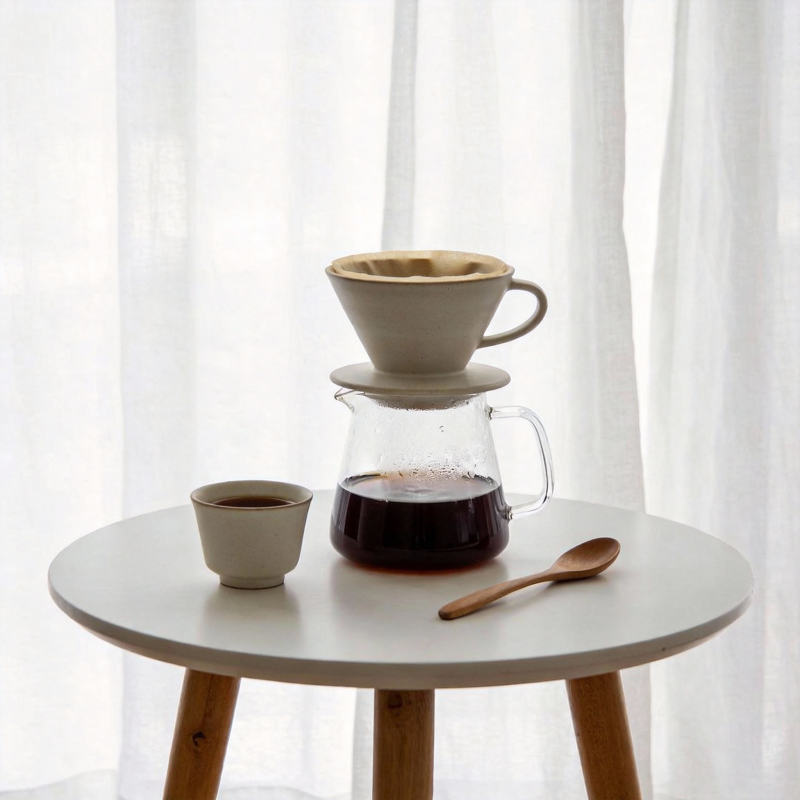 手冲咖啡静谧时光图片