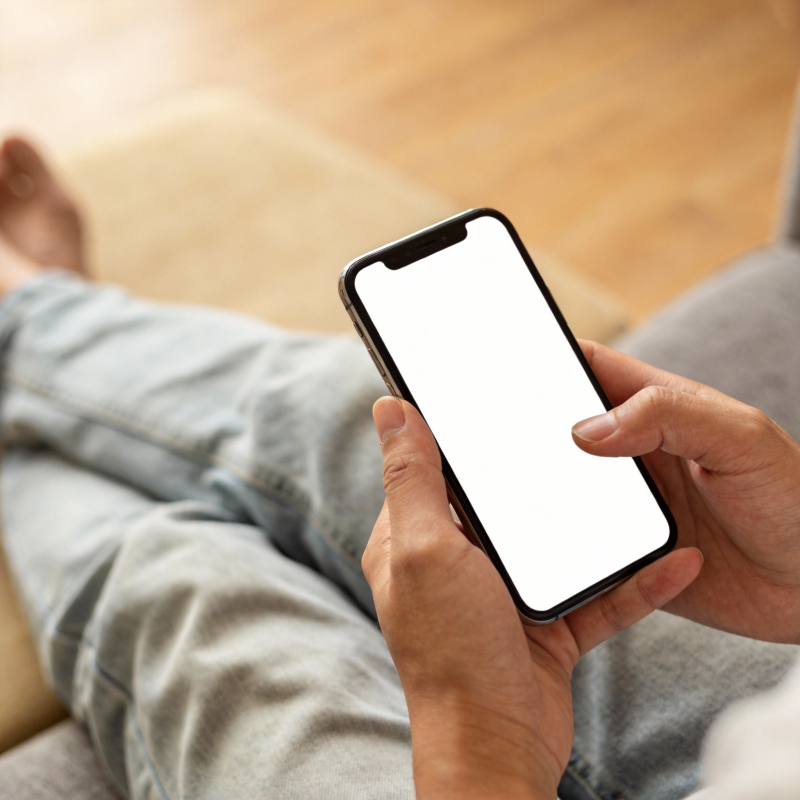 手机屏幕空白图片