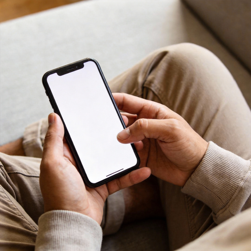 手机屏幕空白图片