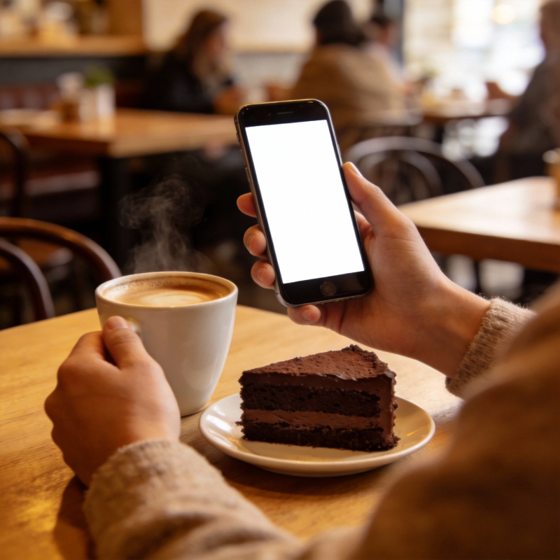 咖啡与甜点时光图片