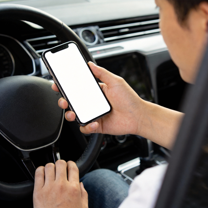 驾车时使用手机图片