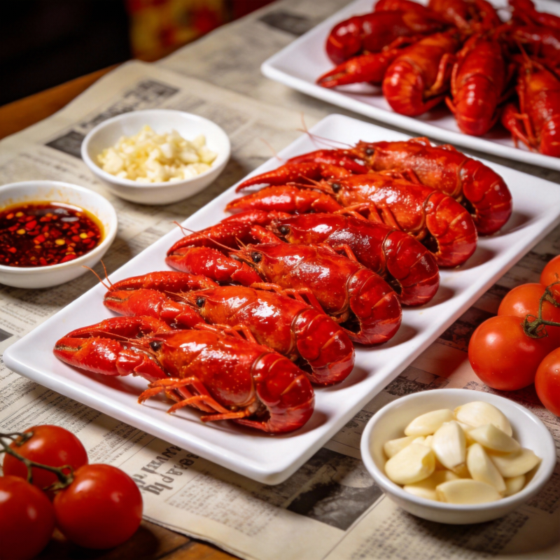 小龙虾宴席图片