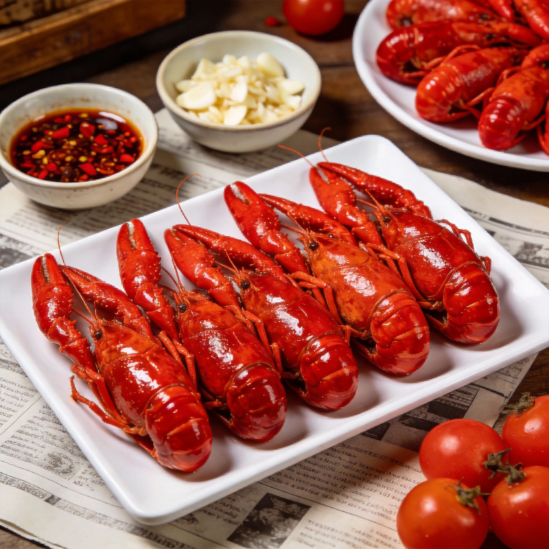 鲜红小龙虾宴图片