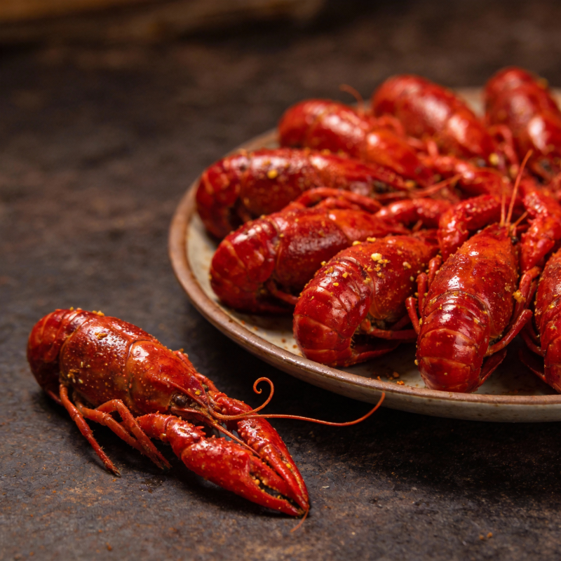 红亮小龙虾 美味诱人图片