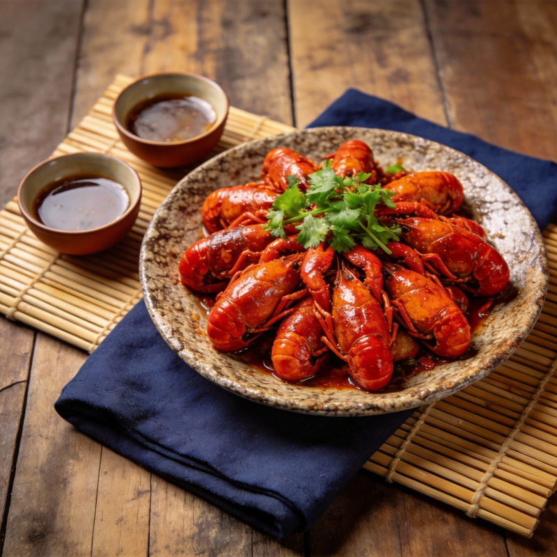 香辣小龙虾图片