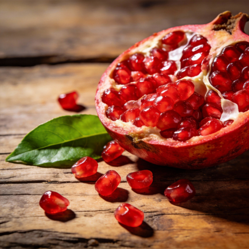 石榴鲜红诱人图片