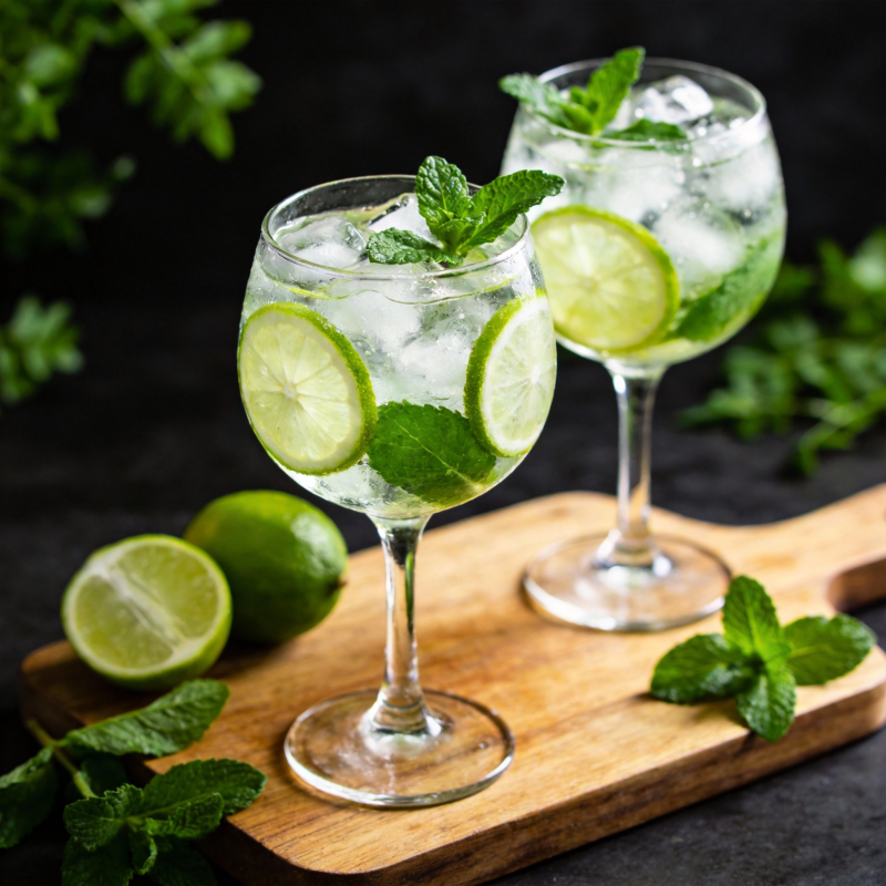 清新莫吉托饮品图片