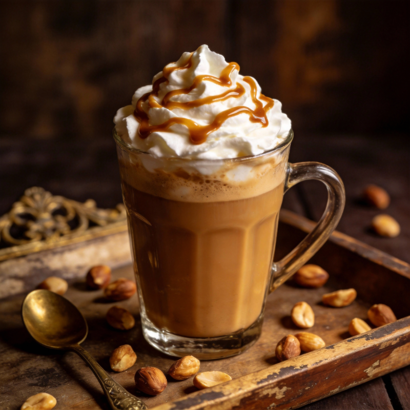 焦糖拿铁咖啡图片