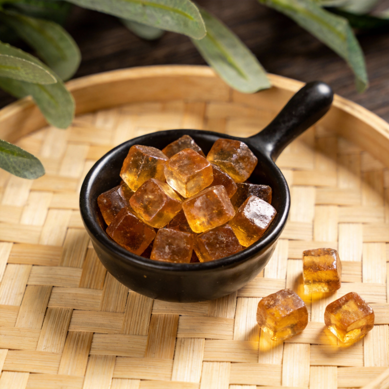 琥珀冰糖晶莹剔透图片