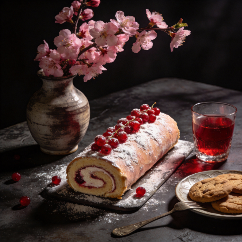 樱花下的甜点时光图片