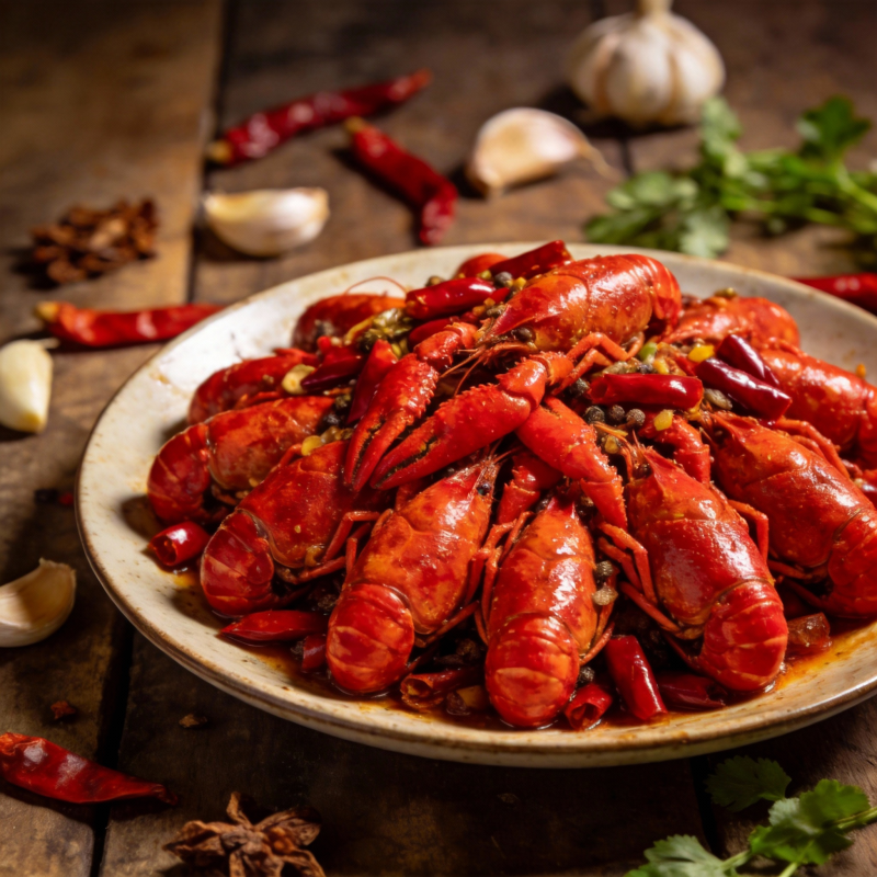 香辣小龙虾图片