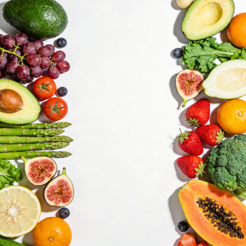 新鲜蔬果拼盘图片