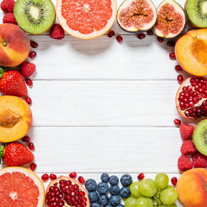 缤纷水果边框图片