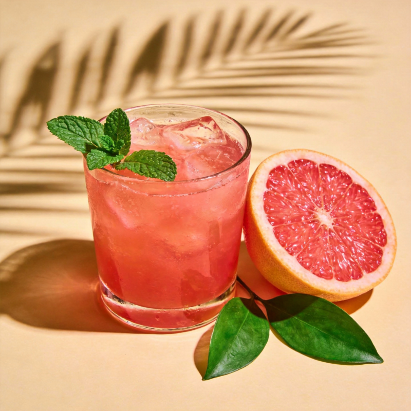 血橙薄荷鸡尾酒图片