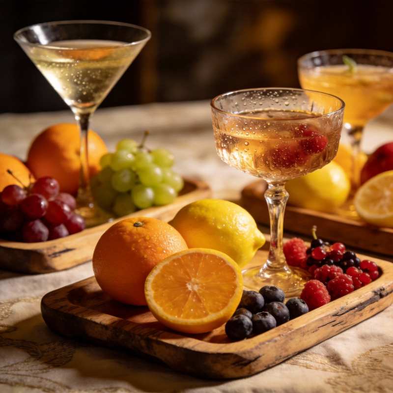 果香鸡尾酒盛宴图片