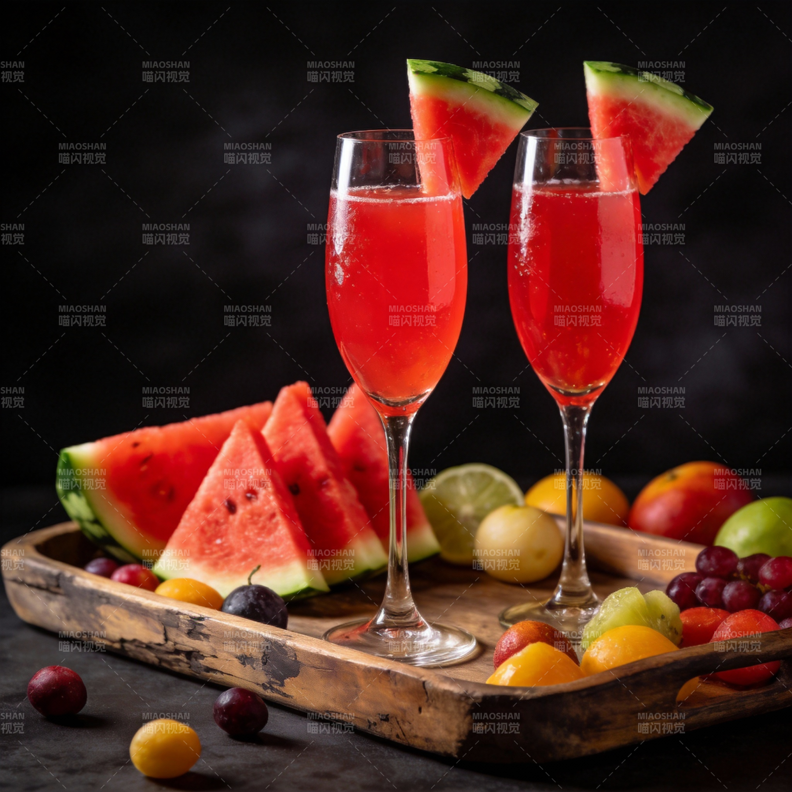 西瓜饮品 夏日清凉图片