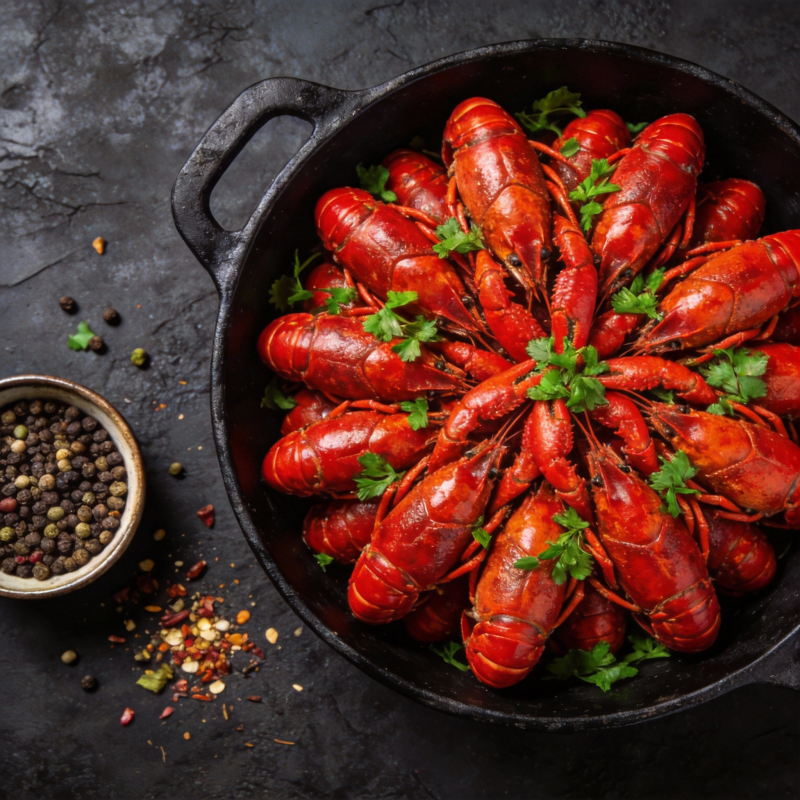 香辣小龙虾盛宴图片