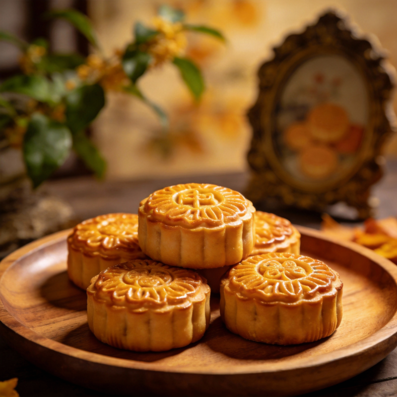 中秋月饼香满园图片