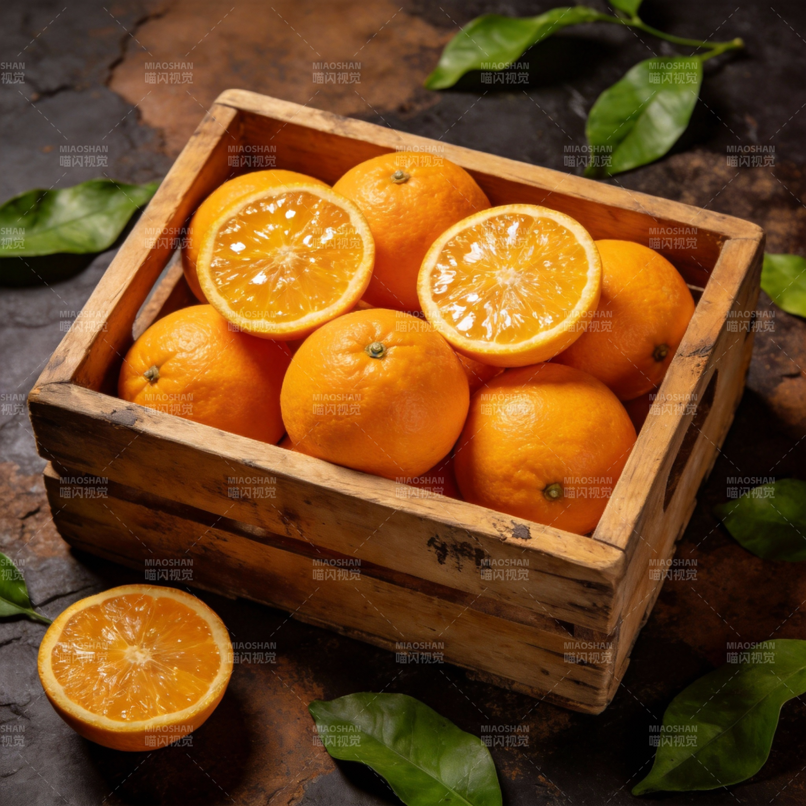 橙香满箱图片