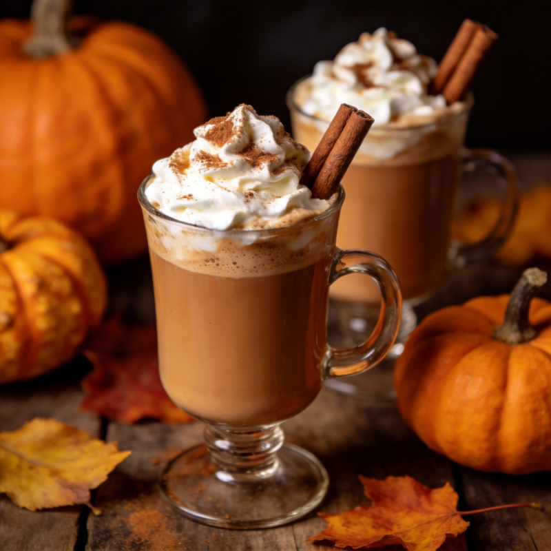 南瓜拿铁秋日特饮图片
