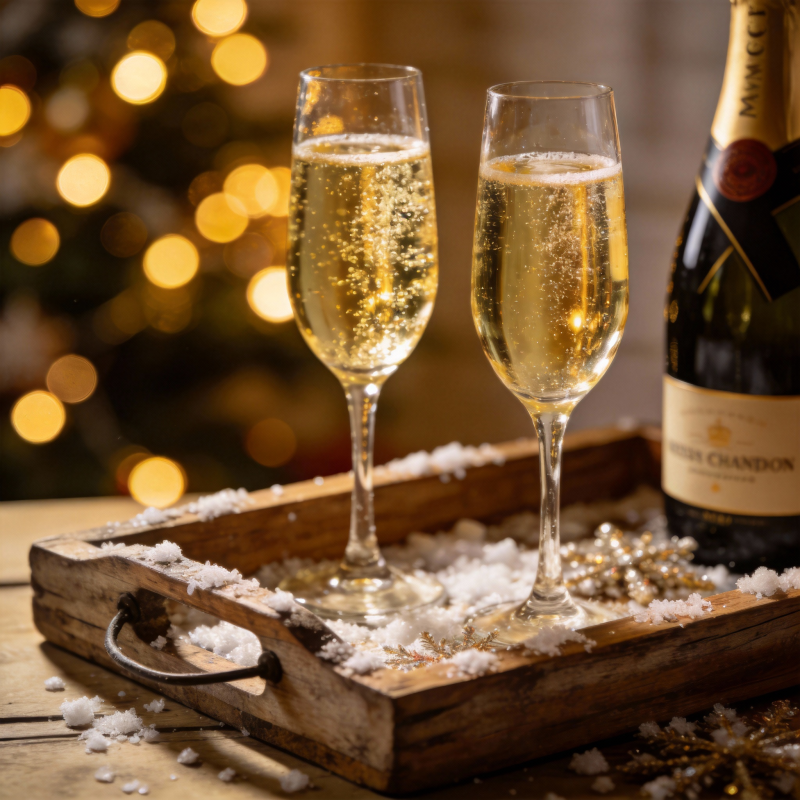 圣诞香槟时光图片