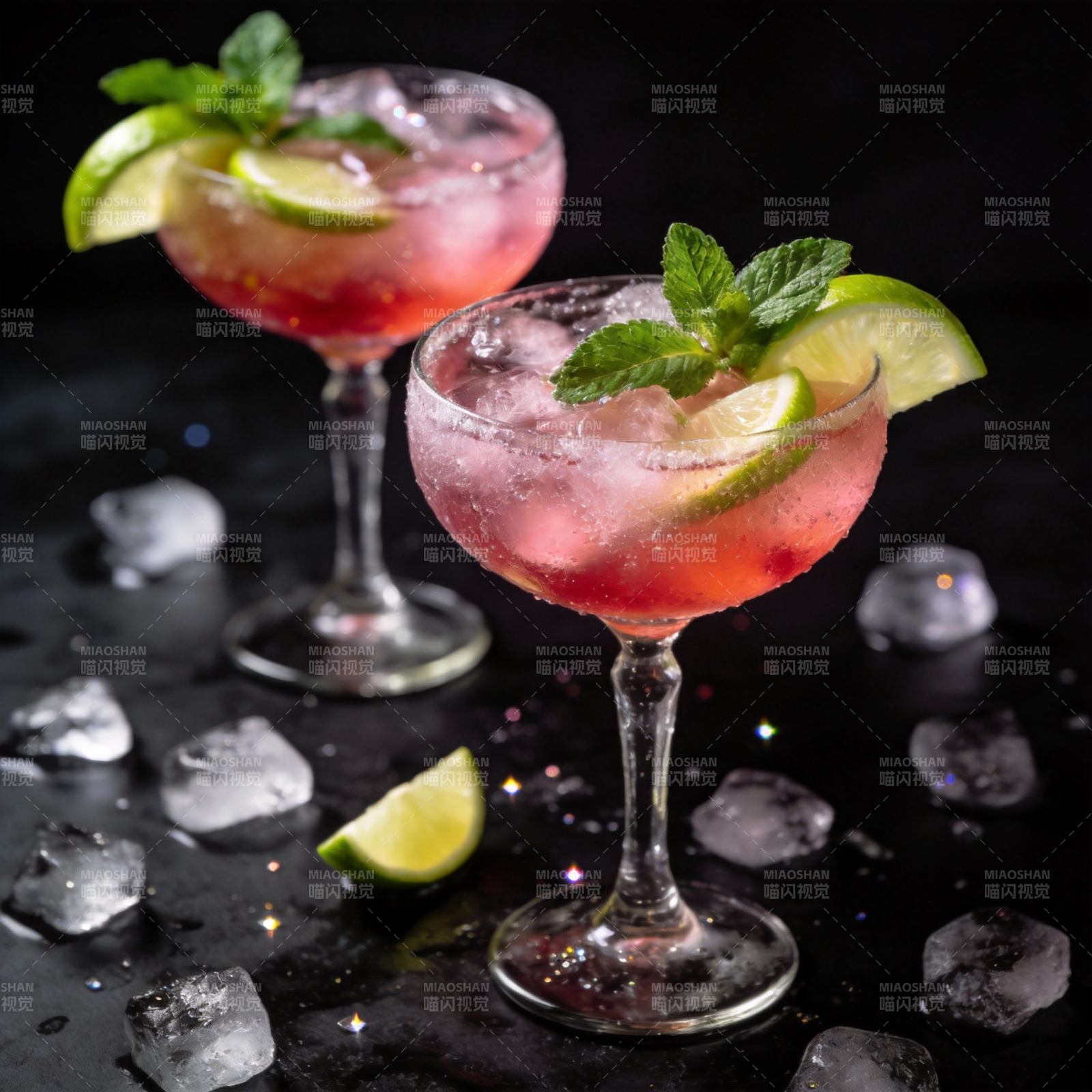 冰爽鸡尾酒图片