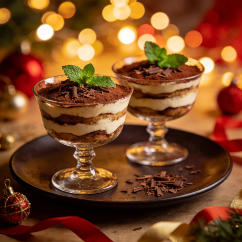 圣诞提拉米苏图片