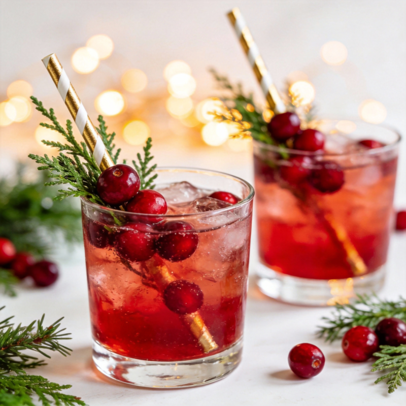 节日蔓越莓特调图片