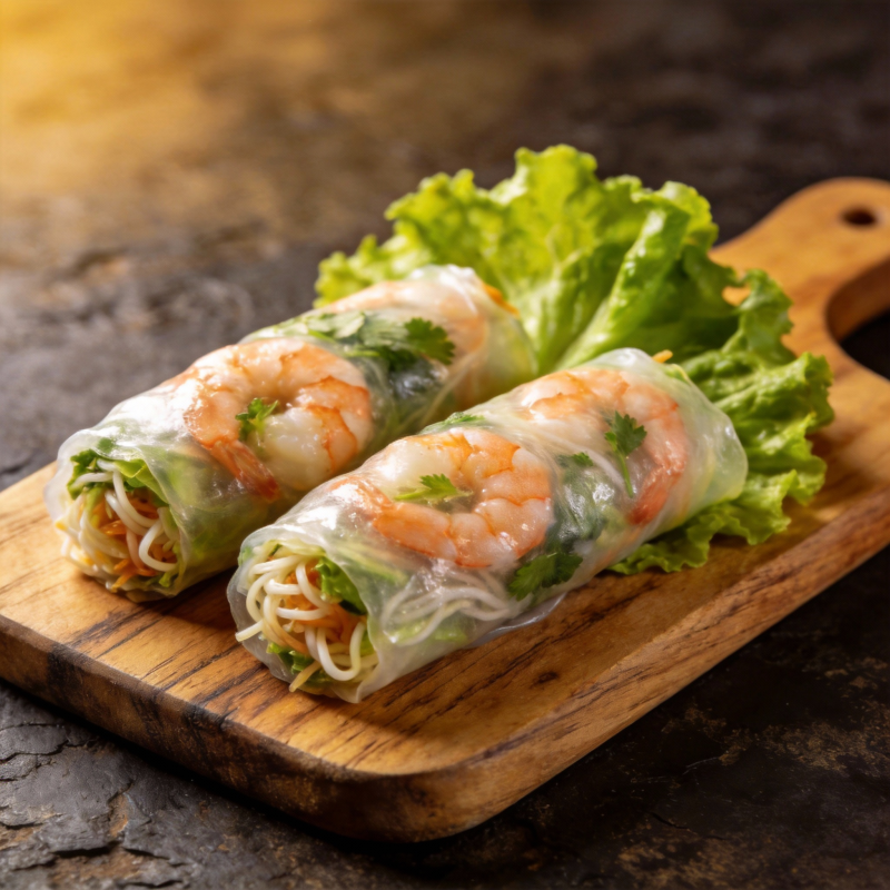 鲜虾春卷图片