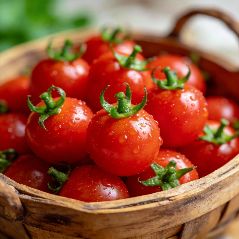 新鲜樱桃番茄图片