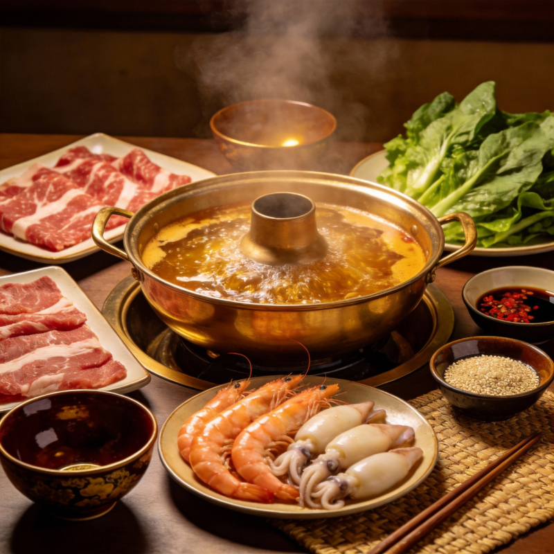 火锅盛宴图片