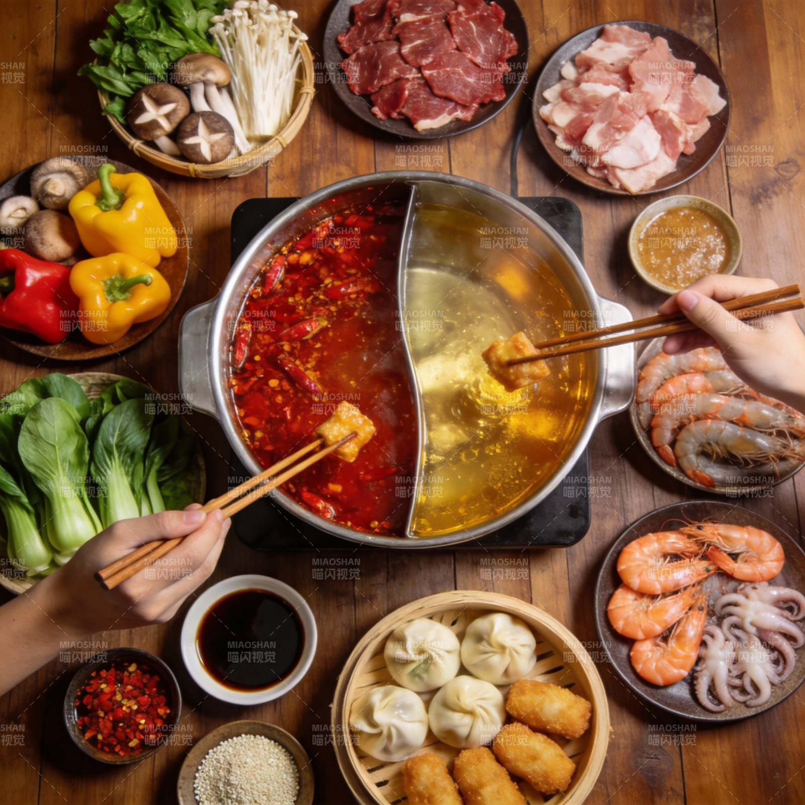 火锅盛宴 美味共享图片
