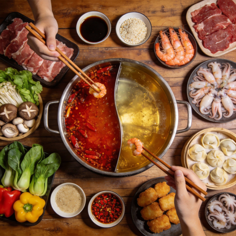 火锅盛宴 美味共享图片