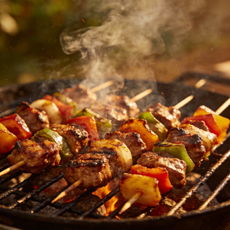 烤串飘香图片