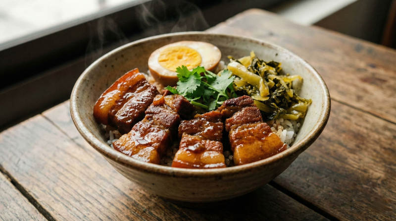 日式叉烧饭图片