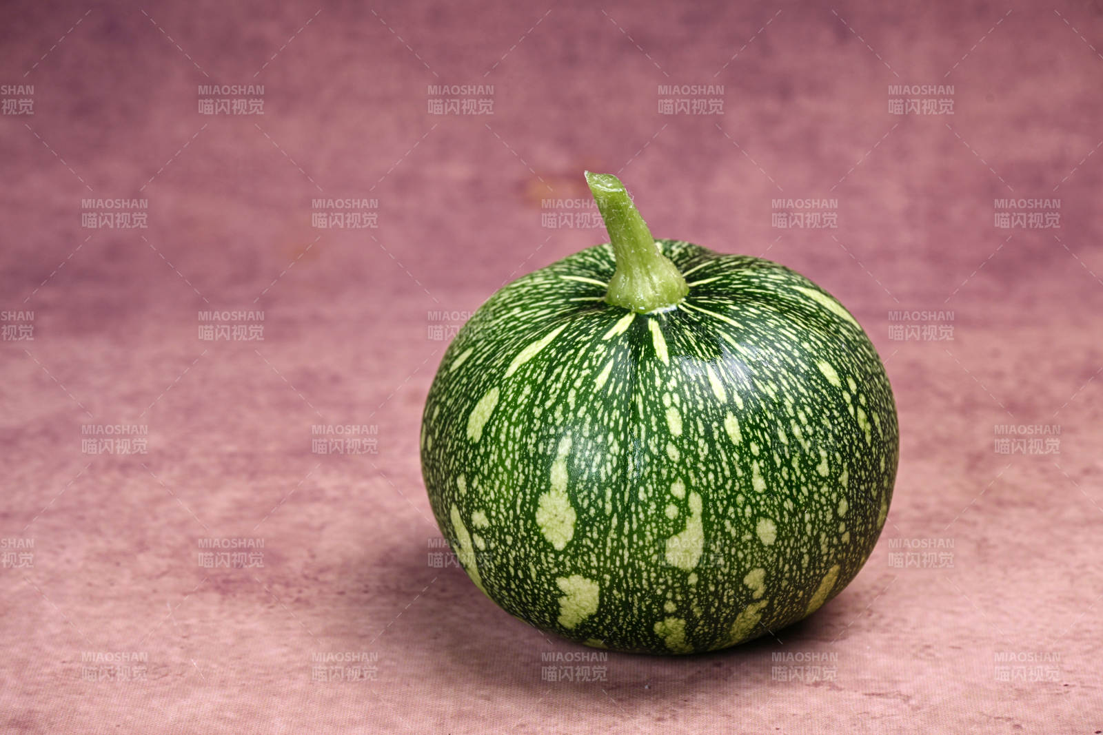 绿皮南瓜静物图图片