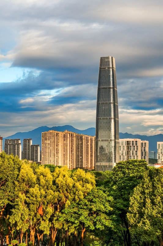 城市天际线图片