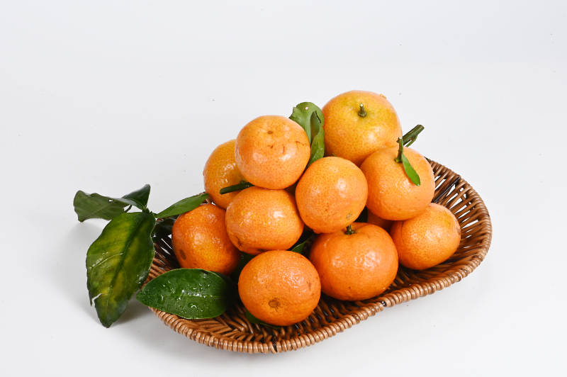 果肉味甜健康食物橙黄色的金桔特写图片