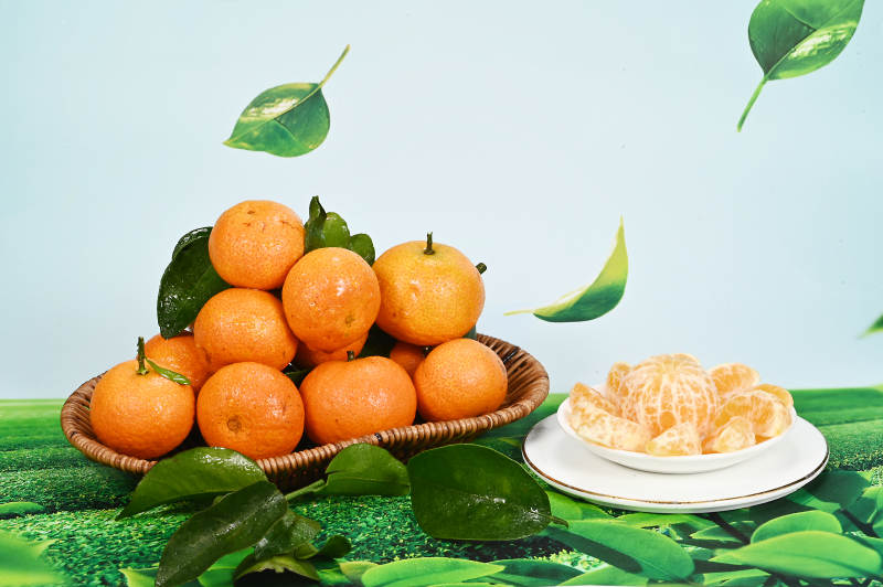 果肉味甜健康食物橙黄色的金桔特写图片