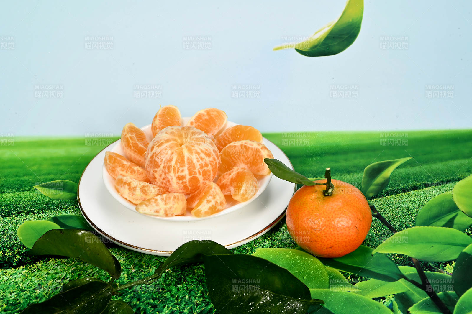 果肉味甜健康食物橙黄色的金桔特写图片