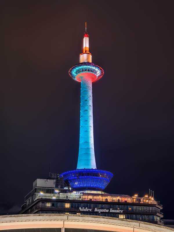京都塔夜景图片