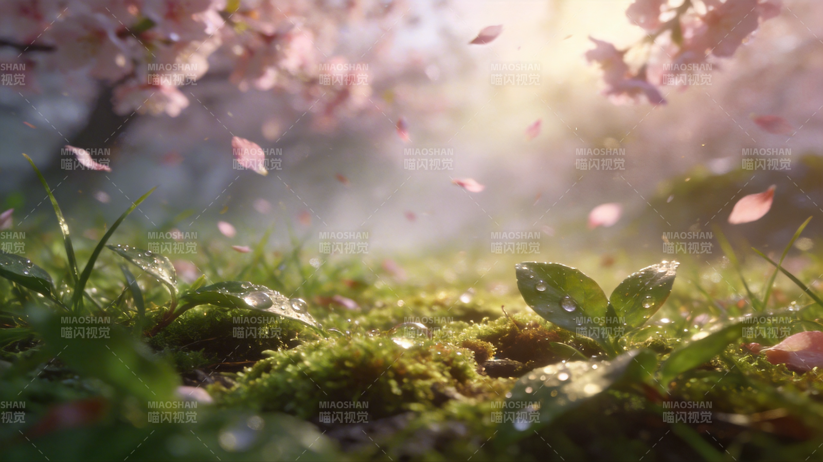 樱花落 春意浓图片