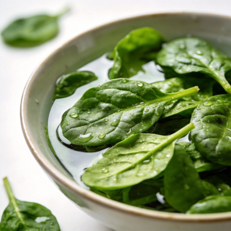 清润菠菜叶图片