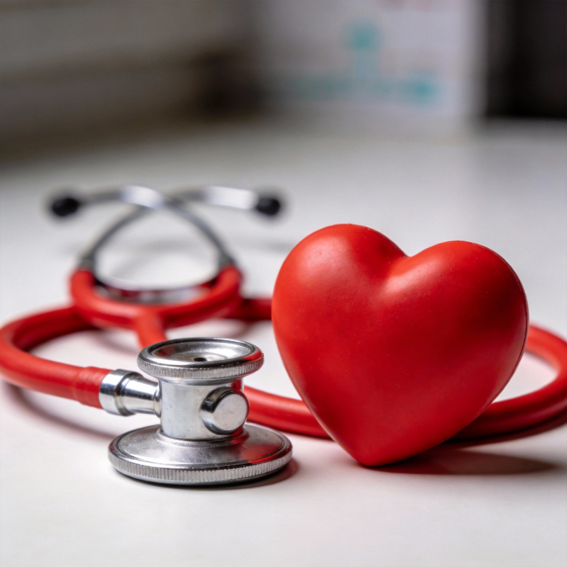 爱心与听诊器图片