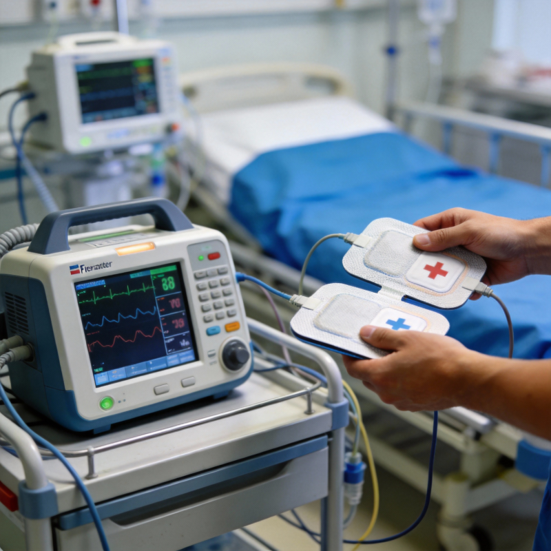 心电监护仪使用中图片