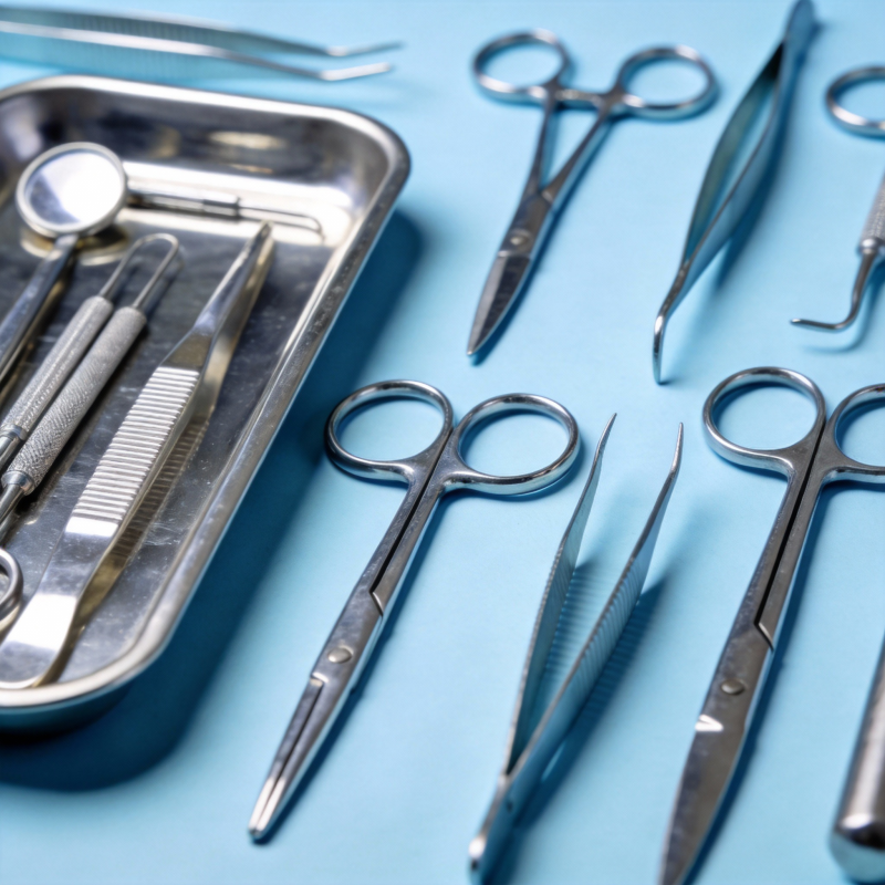 手术器械特写图片