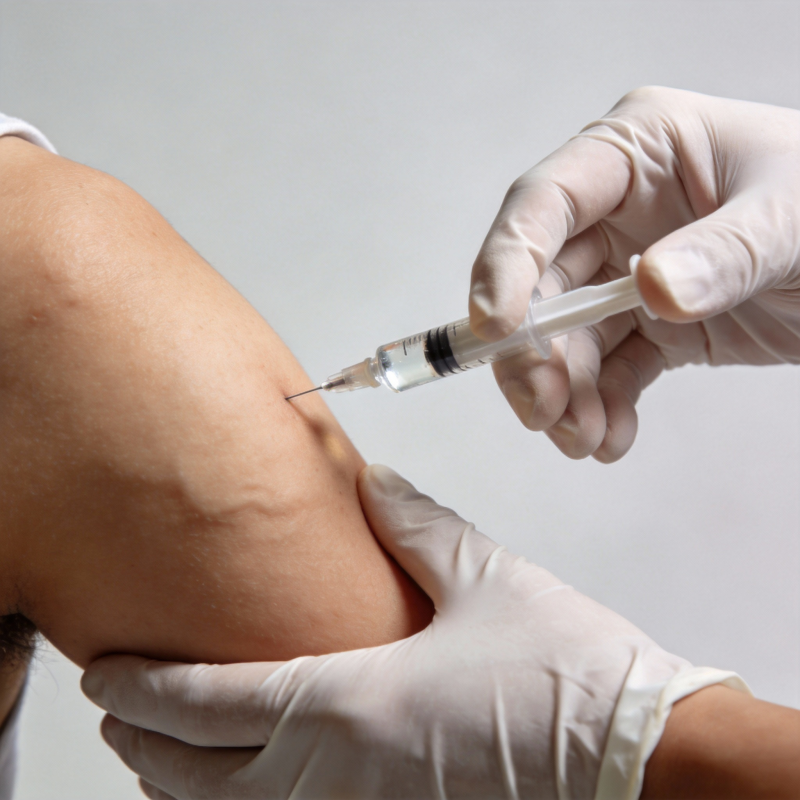 注射疫苗手臂图片